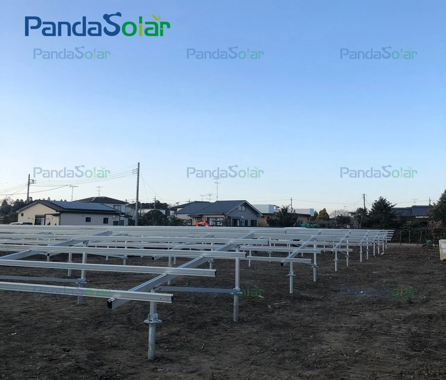 Pandasolar Cheap Solar Products Design Aluminum Solar Mounting System for Ground Solar Mount Adjustable Angle