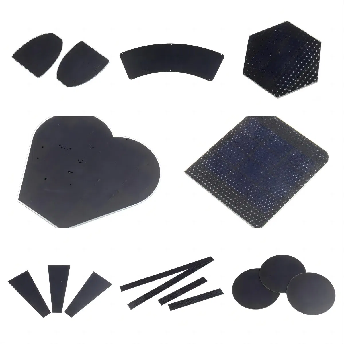 China Professional Manufacturer 22% High Efficiency Mono Silicon PV Modules 2V 3V 4V 5V 6V Custom Made Shapes Pet ETFE Lamination Small Thin Film Solar Panels