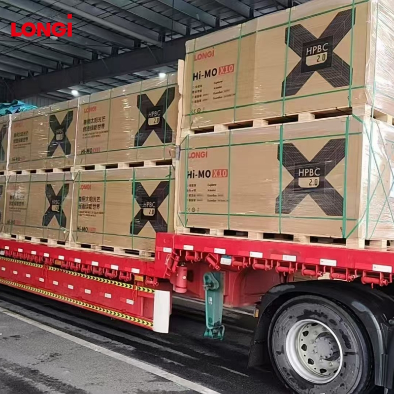 Longi Hi-Mo X10 Bifacial PV Panels with Cheap Price 640W 645W 650W 655W 660W 665W Double Glass Hpbc Solar Panel Lr8-66hvd