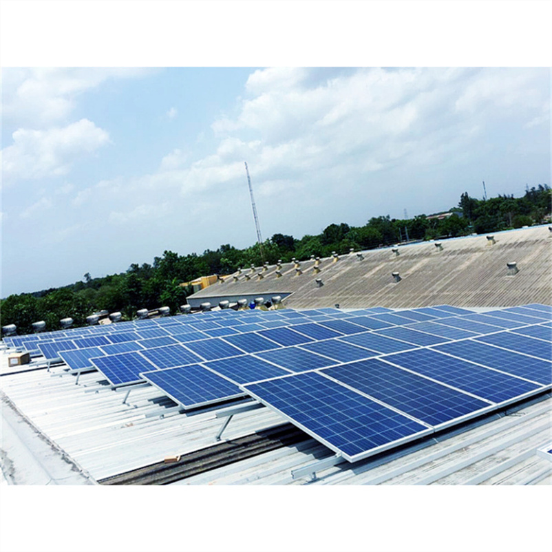 Flat Roof Solar Mounting System with Photovoltaic Bracket, Solar Support Bracket, and Aluminum Installation Kit