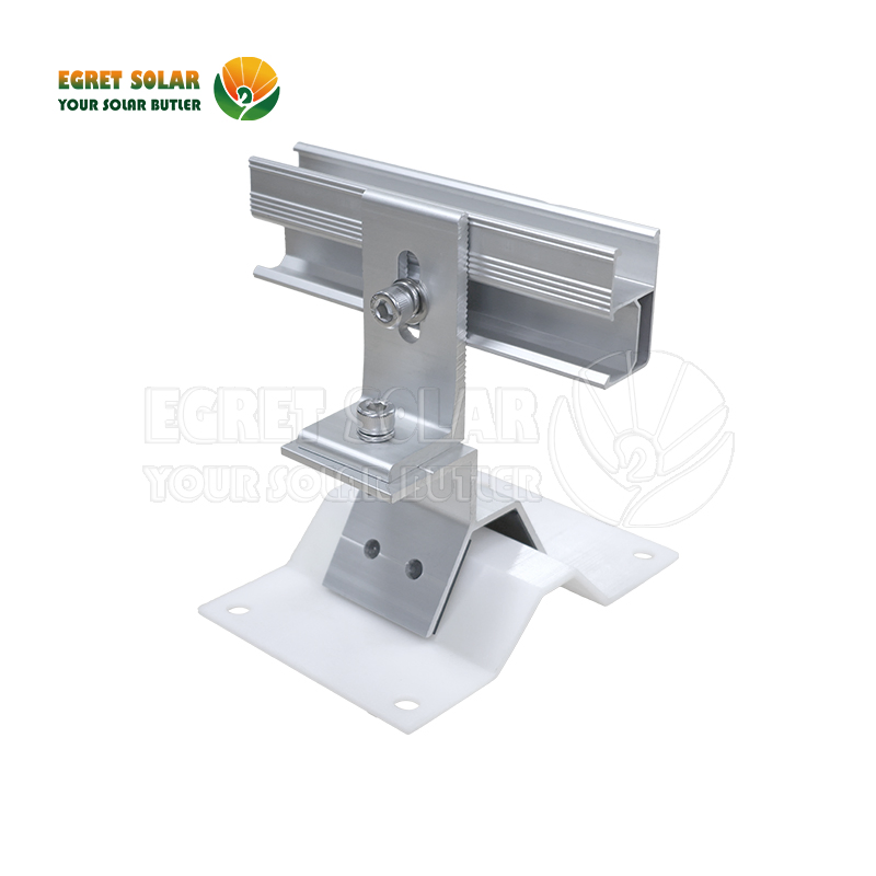 G PV System Roof Install Solar Panel Bracket L Feet Flashing Kit