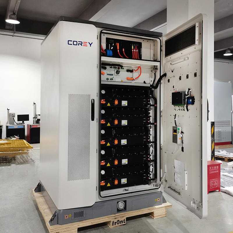 Commercial Solar Panel Industrial Solar System 105kw 215kwh Battery Cooling System Storage Battery Container