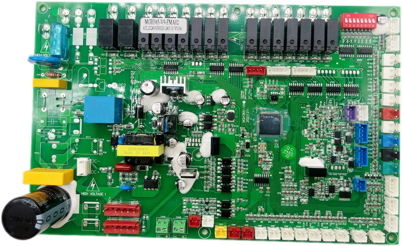 Single/Three Phase 3-4kw Solar Charger Power Grid Power Hybrid Supply Control Board PCBA Controller for Inverter Heat Pump &amp; Water Heater with Compressor Drive