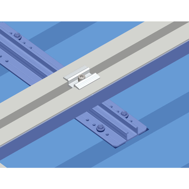 Solar Mount Rail System OEM Customized Aluminum Easy Installation Mini Photovoltaic Bracket Solar Mounting System