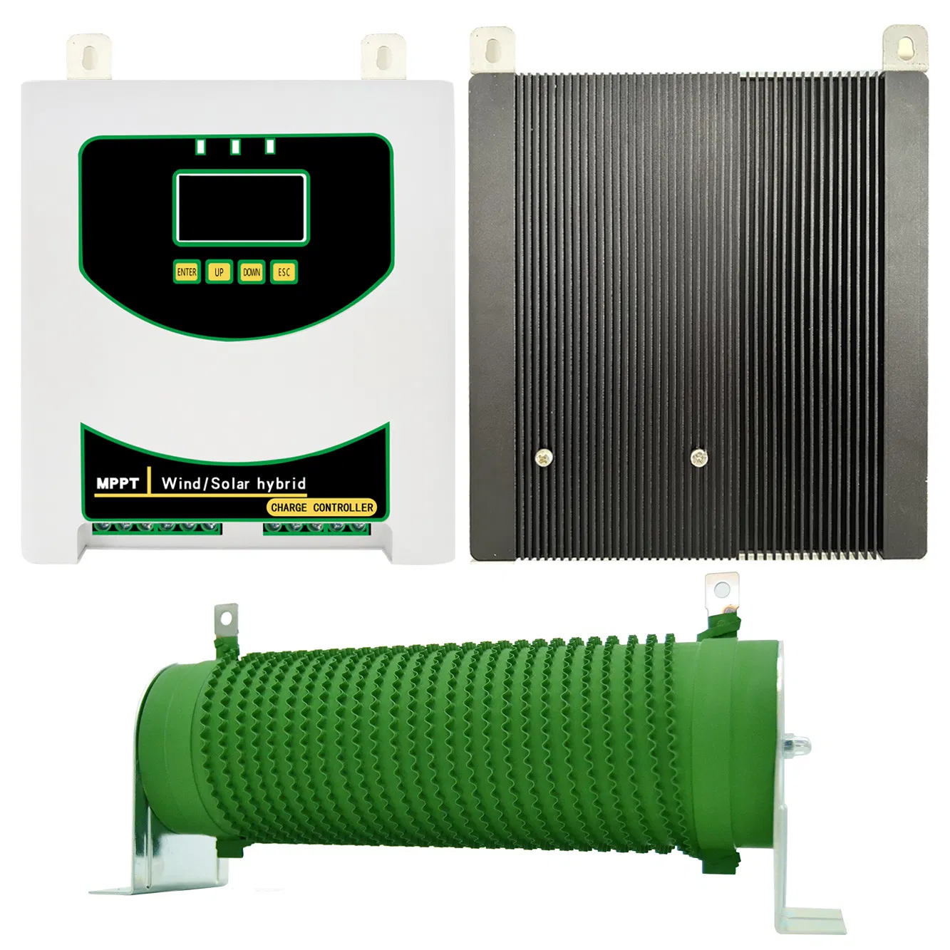 Wind MPPT Charger Controller 48V 2000W Dual MPPT Wind Solar Hybrid Controller for Solar Power System