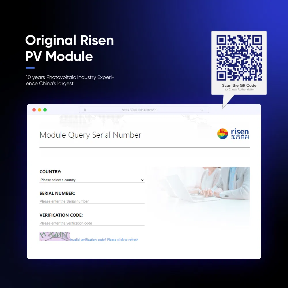 Risen Thin Film Solar Module 575W 580W 585W Topcon N Type Solar Panel for Europe