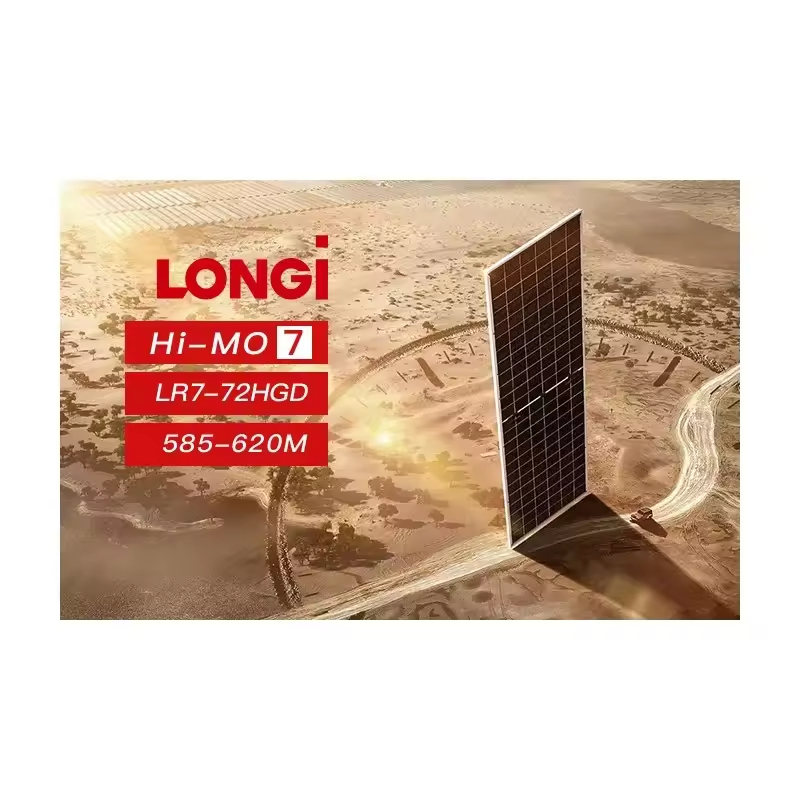 Longi Good Price 585W 590W 595W 600W 610W 615W 620W Hpbc Half Cut Cell Solar Panel Bifacial for Home Use
