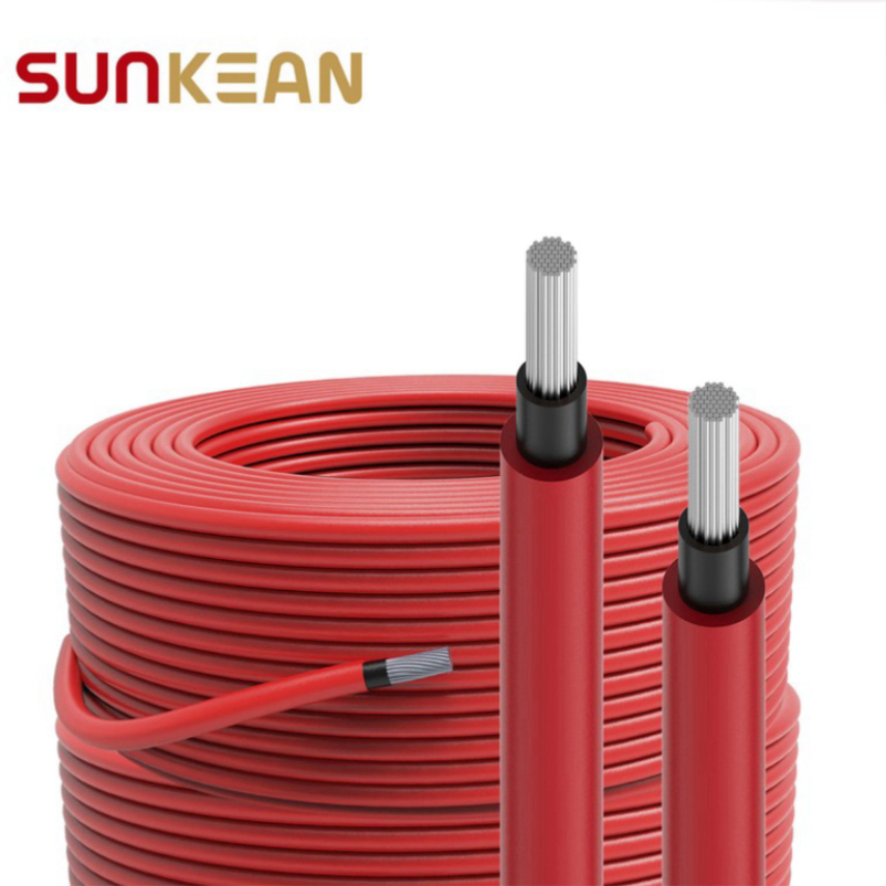 4mm 6mm 10mm Solar PV Power Panel Energy Storage Electric Aluminum Battery Photovoltaic Cable IEC62930 H1z2z2-K DC Power
