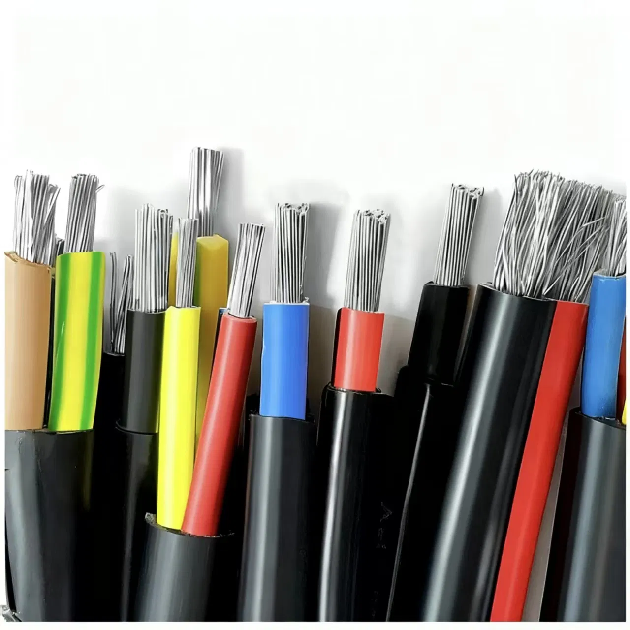 High Quality XLPE Insulation PV1-F/H1z2z2-K Solar PV DC Cable for UV Weather Resistant Photovoltaic Cable