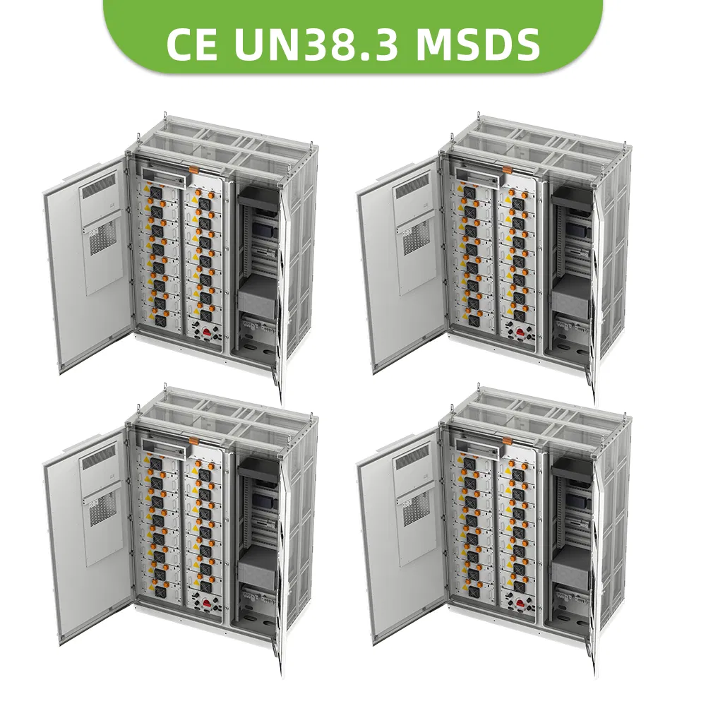 All in One Outdoor Battery Cabinet Ess Solar Container 50kw 100kw 215kwh 500kwh 1mwh Solar Storage Battery Cabinet