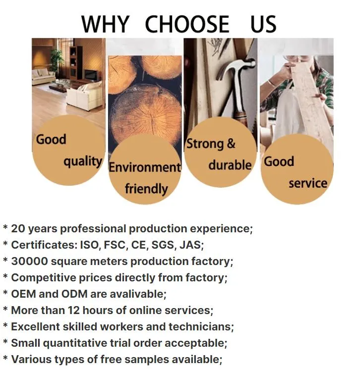 Advantages of our wood products