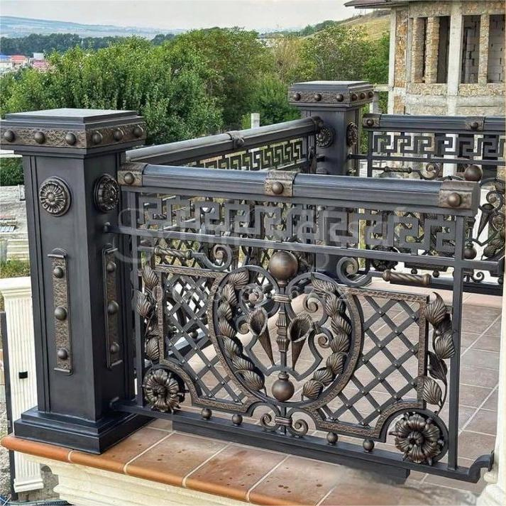 Wrought Iron &amp; Aluminum Alloy Spiral/Curved Stair Railing Intriguing Balustrades &amp; Handrails for Staircases