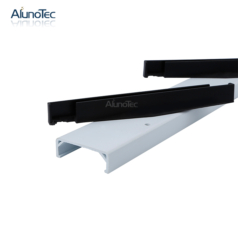 Aluno Heat Dissipation Ventilation Dust Prevention Exterior PVC Plantation Shutters Louver Window Blinds Frame