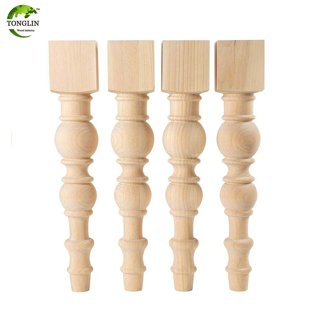 Solid Wood Stair Balustrade with Nice Quality, Wood Stair Post