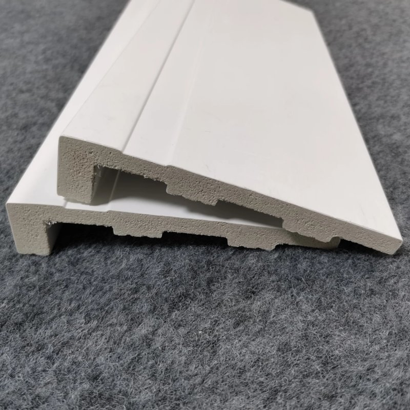 Interior Decor Hot Selling High Quality White Modern Board Plastic Skirting/Skirting Baseboard PS Skirting