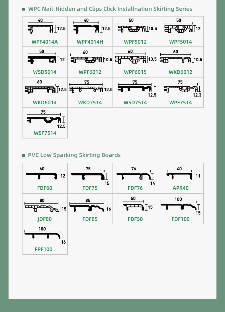 PVC Modern Baseboard 9