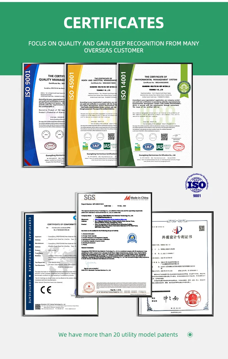 Waterproof Skirting Board Flooring Baseboard