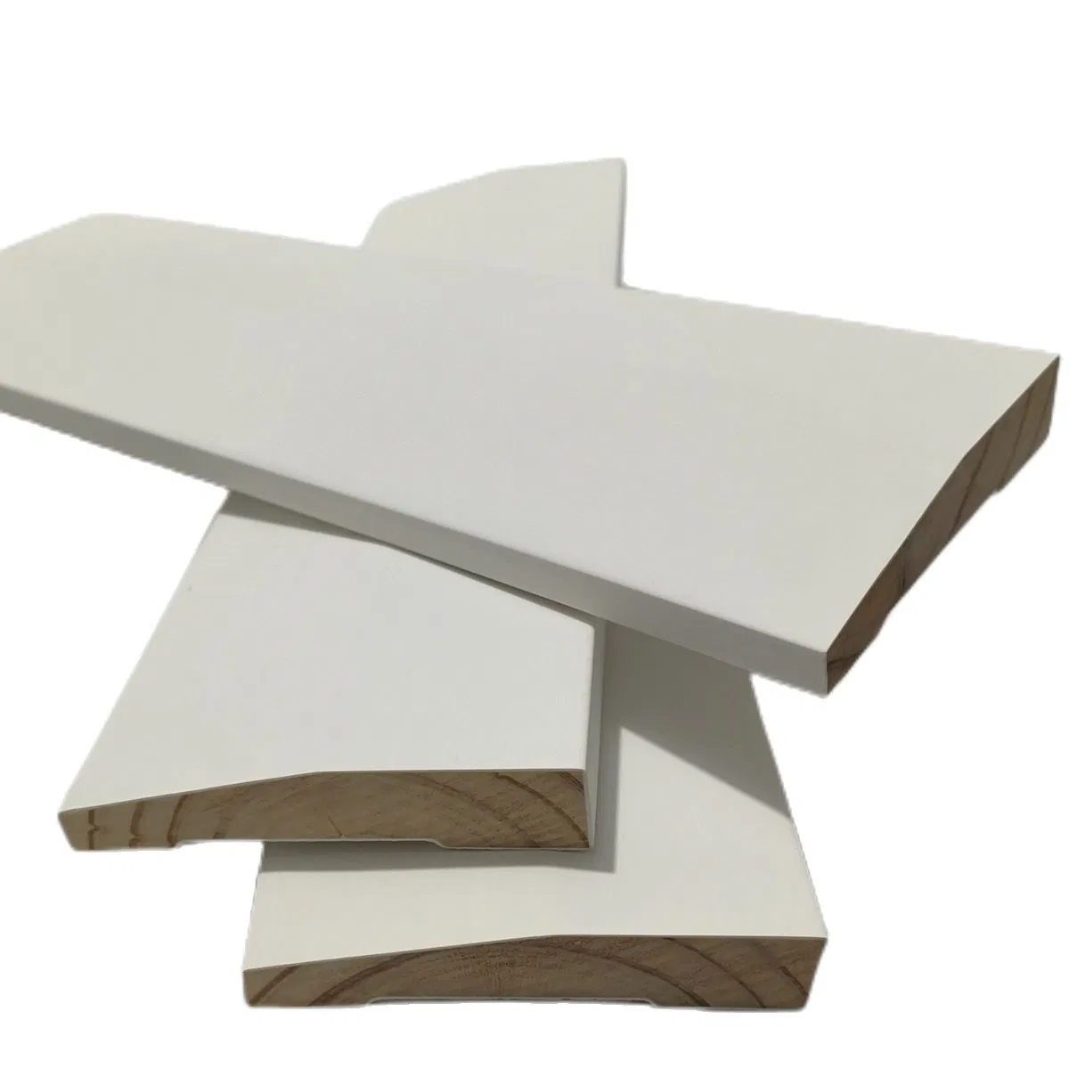 Factory S4s Pine Wood Moulding White Primed Wall Trim