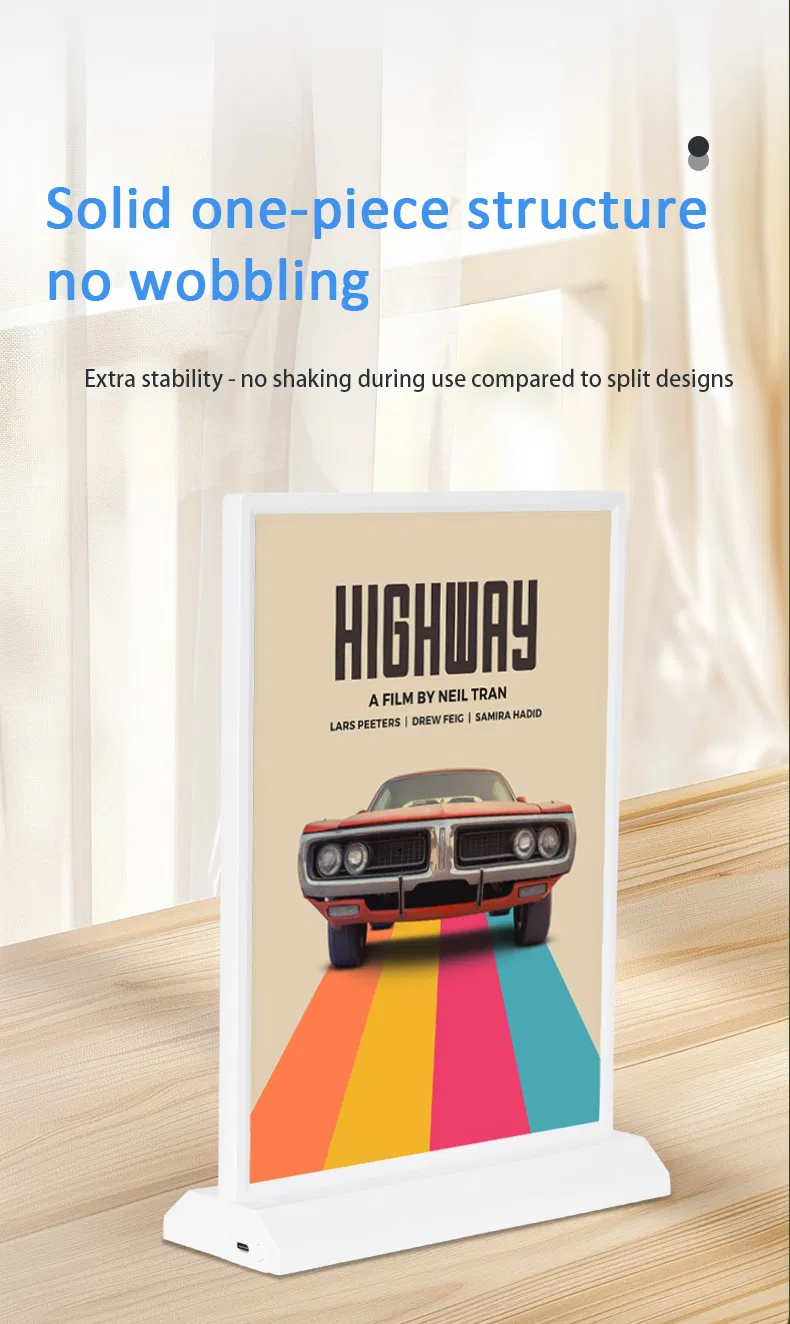 Menu Light Box Features