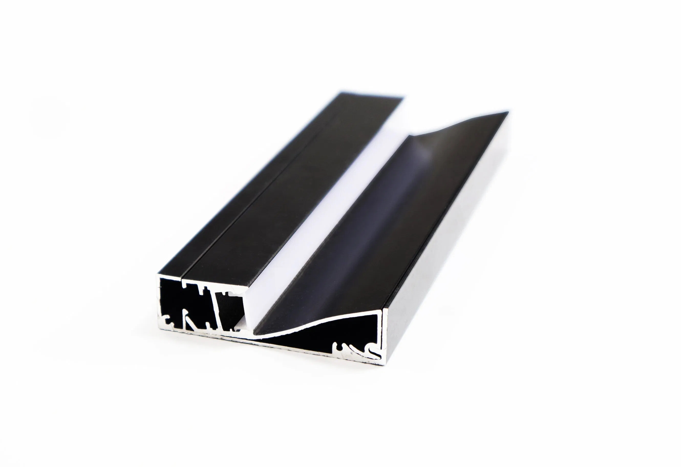 60*15mm Illuminated LED Profile Strip Aluminium Hallway Skirting Board Lights with LED Channel Trim