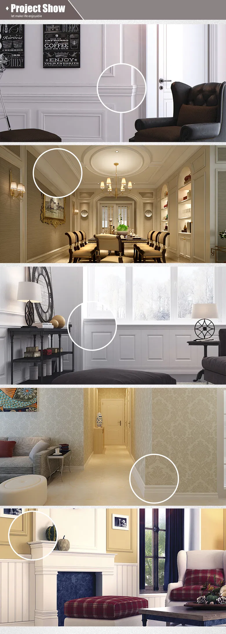 Interior MDF Window Door Casing