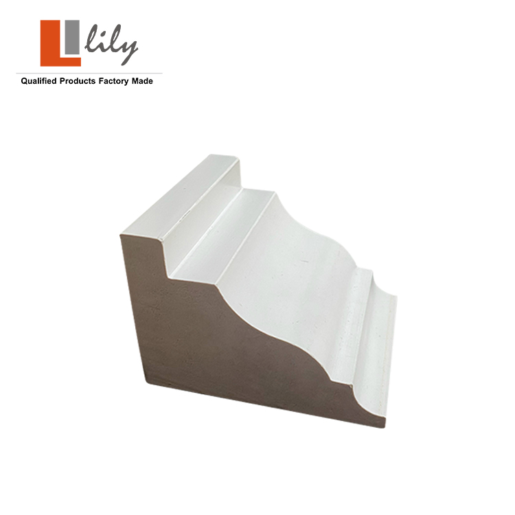 Fireproof PVC Moulding PVC Rames Crown for Outdoor Decoration