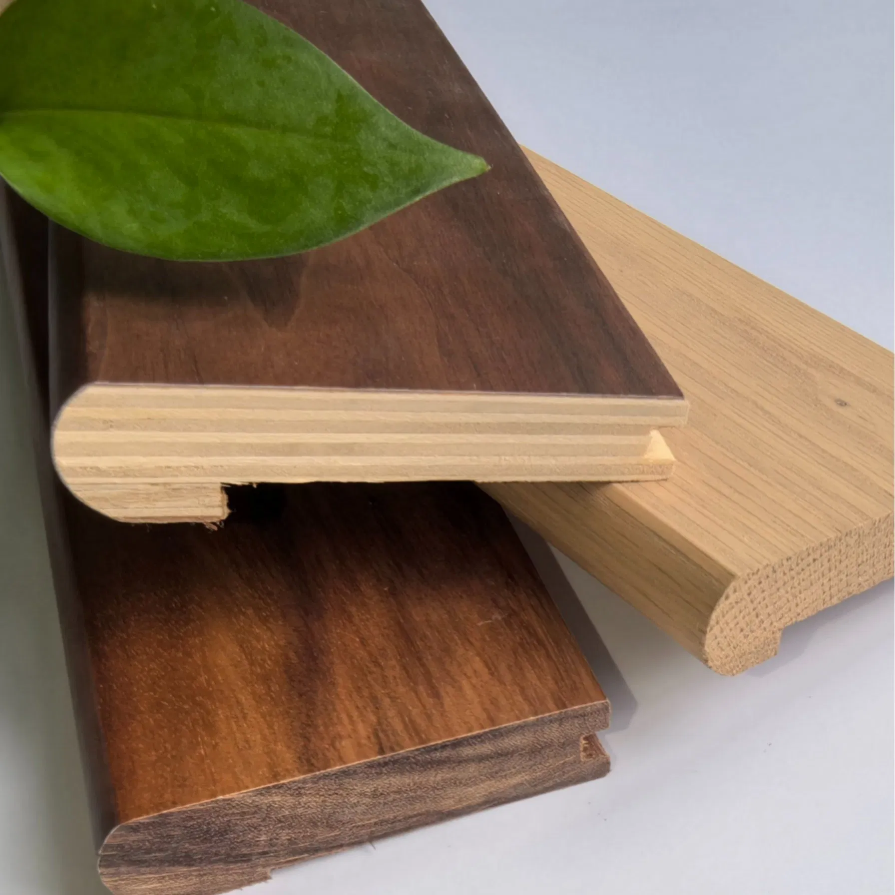 Stair Treads Solid Wood Steps with Textured Surface for Safe and Secure Staircase Application
