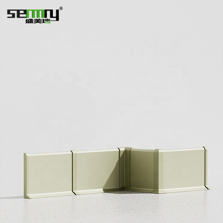 Edged Lines Skirting Baseboard Tile Aluminum Wall Skirting Board Baseboard Waterproof