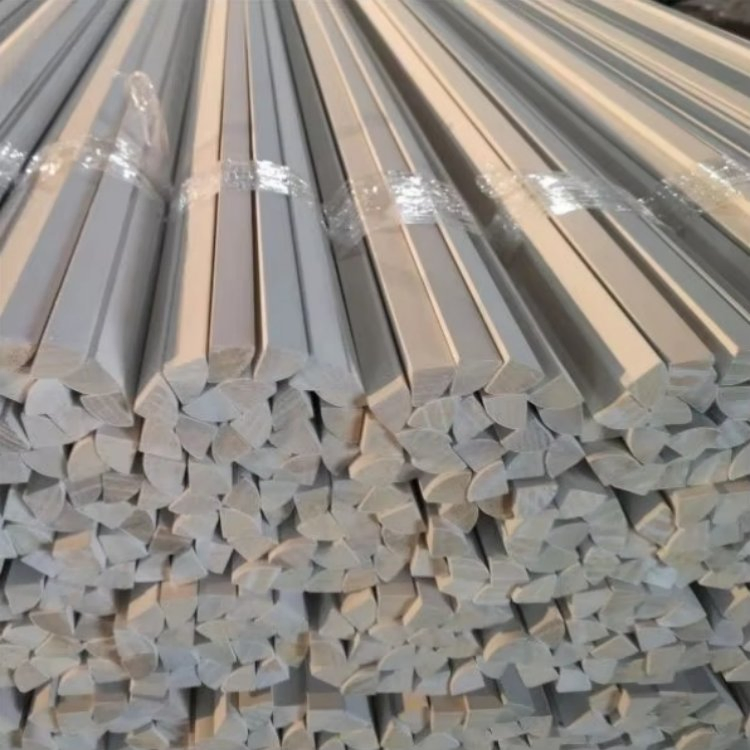 Pine White Primed Wood Base Shoe Moulding High Quality Wood Mouldings