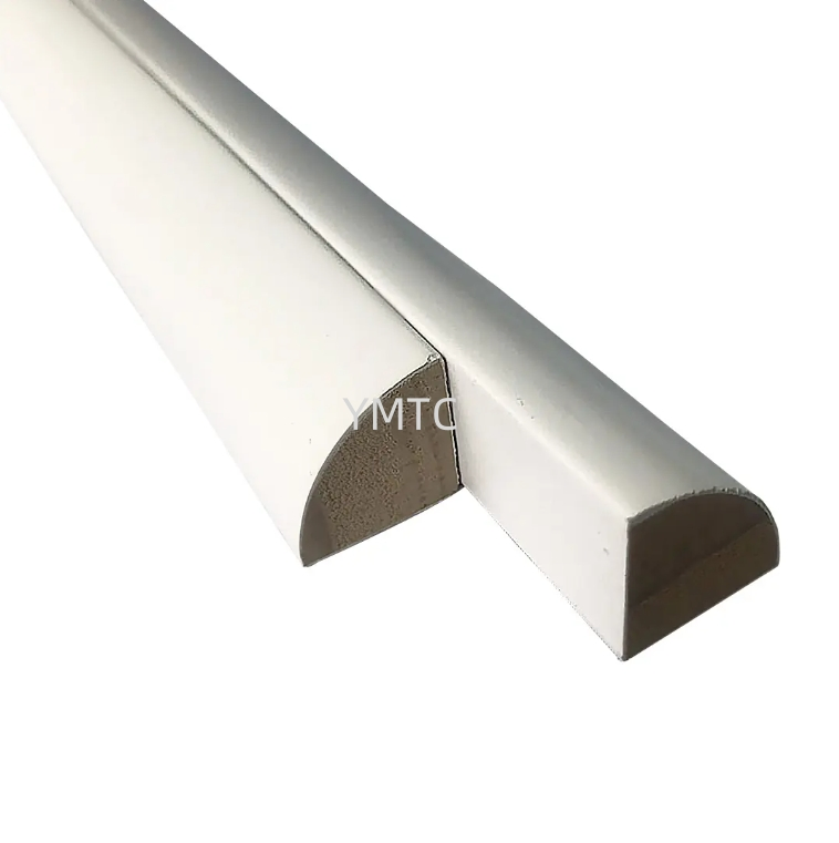 White Primed Finger-Joint Pine Wood Quarter Round Shoe Moulding for Floor
