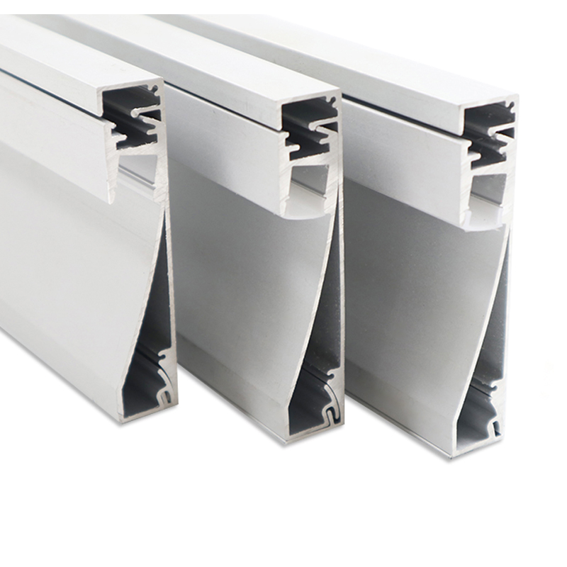 60*16mm Floor and Wall Aluminum Skirting Baseboards with LED Aluminium Profile Skirting Metal Trim