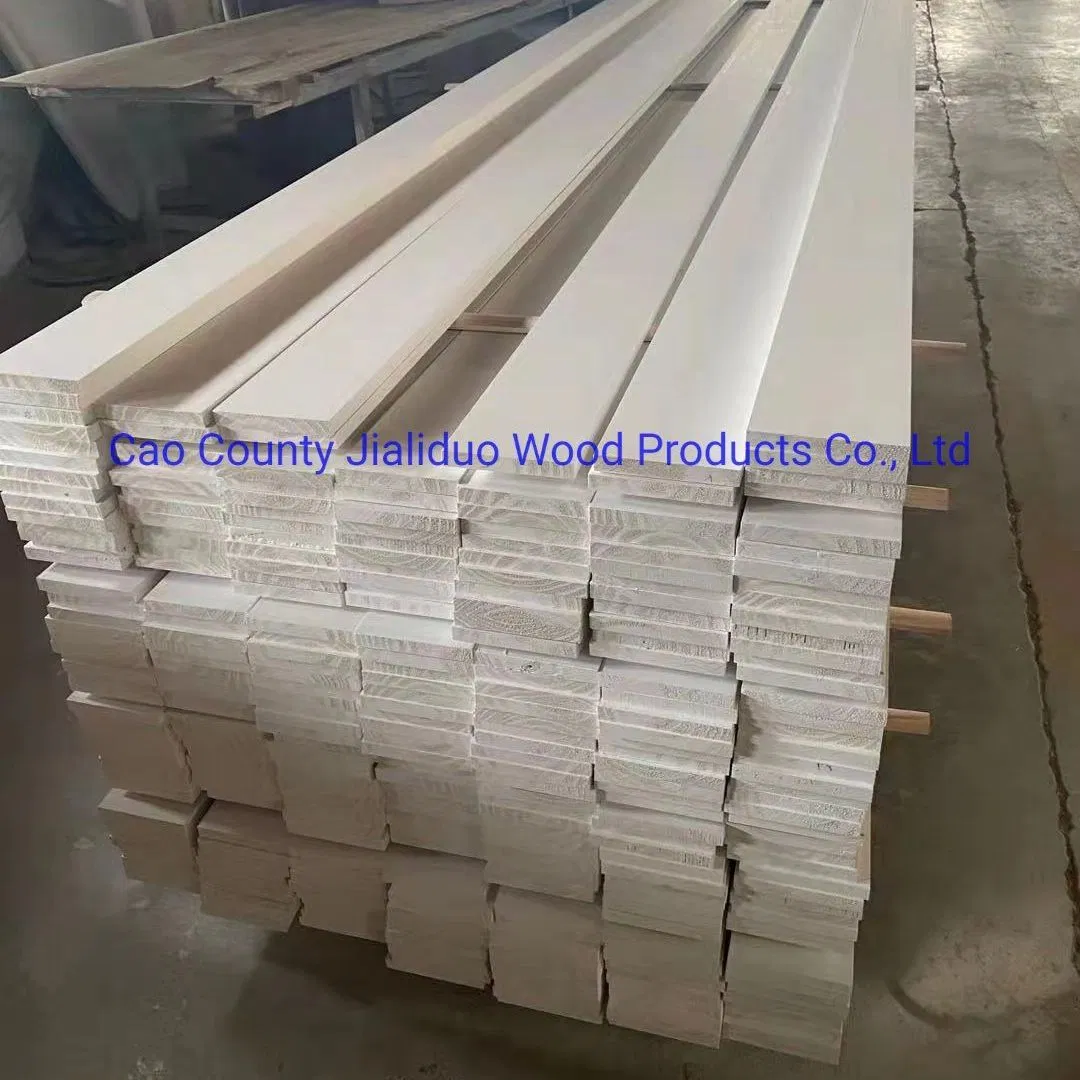 Waterproof White Finger Jointed Pine Solid Wood Mouldings S3s Board