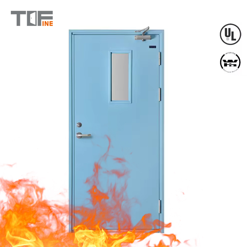 Factory Steel Fire Door UL Certificate Fire Rated Doors Hollow Metal Frame