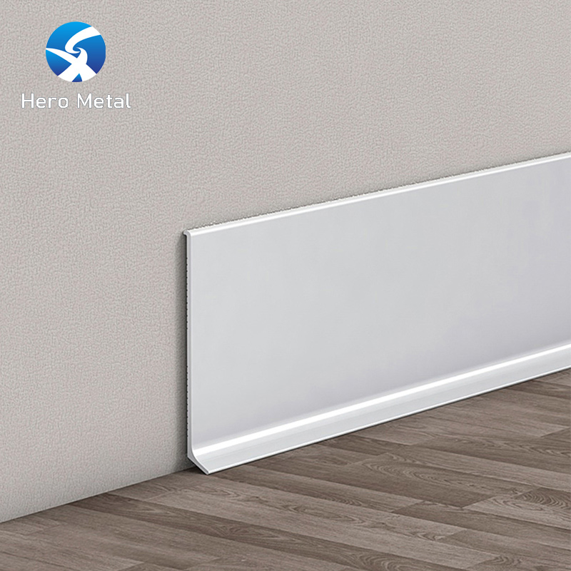 Border Edging Baseboard Trim 2m Rose Gold Waterproof Hero Metal Modern 1mm to 12mm Thick Kindergarten Skirting Board