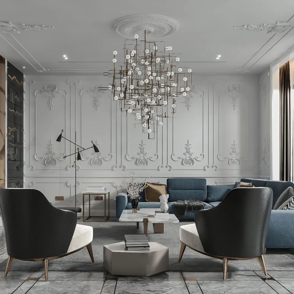 The Latest Hot Selling Polyurethane PU Foam Interior Decoration Wall Frame Molding Polyurethane Moulding Decorative