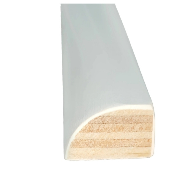 Pine White Primed Wood Base Shoe Moulding High Quality Wood Mouldings