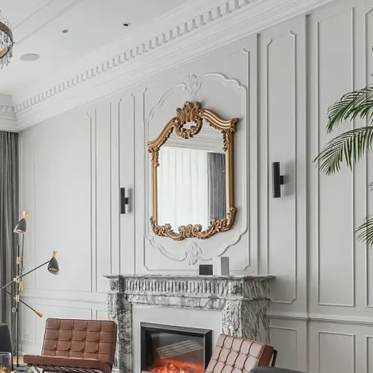 New Building Material Polyurethane PU Ceiling Plastic White Primed Mouldings for Interior