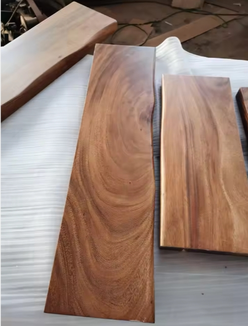 Handcrafted Black Walnut Wood Treads for Timeless Stair Design