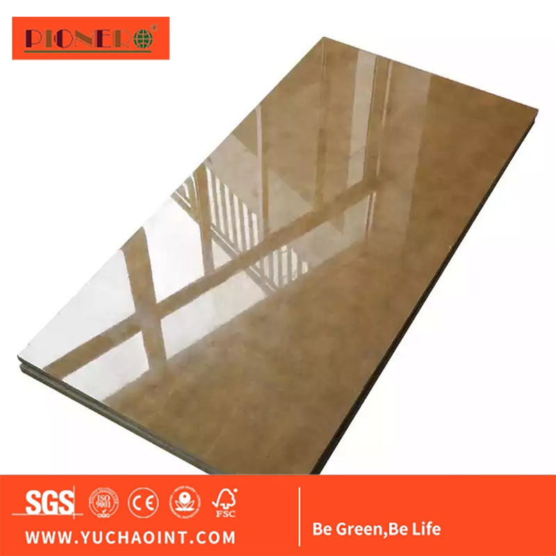 PVC Ceiling Board PVC Skirting Board for Supermarket Waterproof UV Interior Wall Decorative UV Marble Sheet PVC Marble Sheet