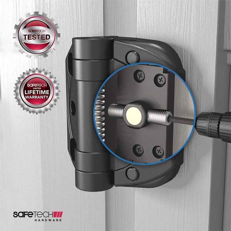 Self-Aligning Adjustable Hinges Window Shutter Hinges Swinging Door Hinges Black Fence Gate Hinges