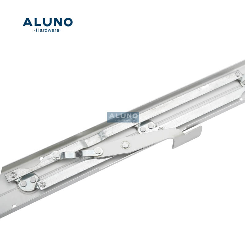 Aluno Easy Assembly Classic Fashion Glossy Hardware Hurricane Shutter Jalousie Window Frame Aluminum Shutter