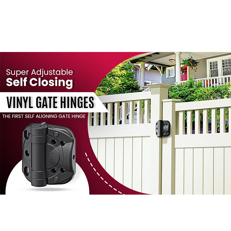 Self-Aligning Adjustable Hinges Window Shutter Hinges Swinging Door Hinges Black Fence Gate Hinges