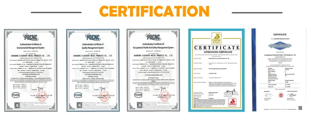 Quality Certifications