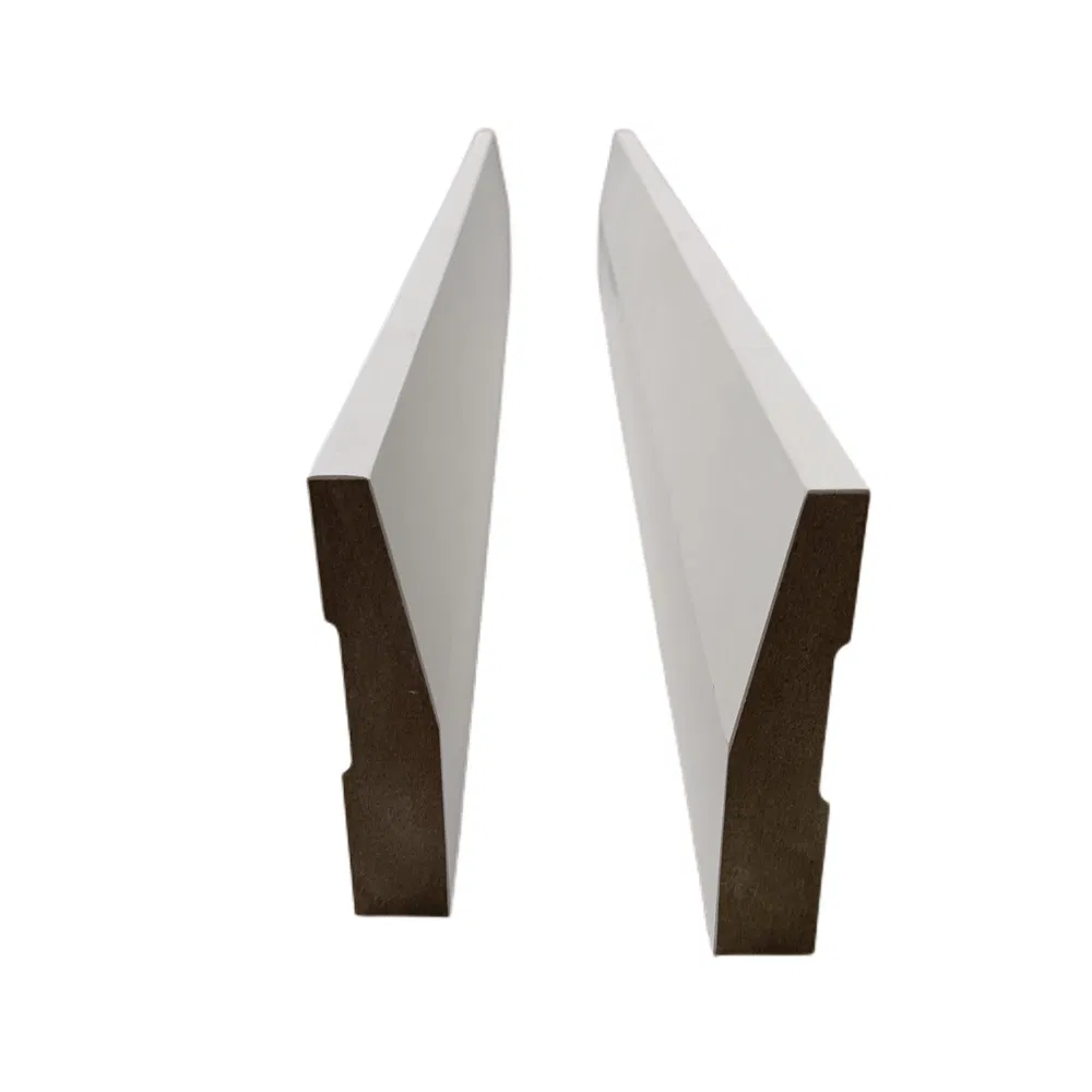 Wood Mouldings Modern Interior Decoration Moulds White Primed Pine Wood Door Casing