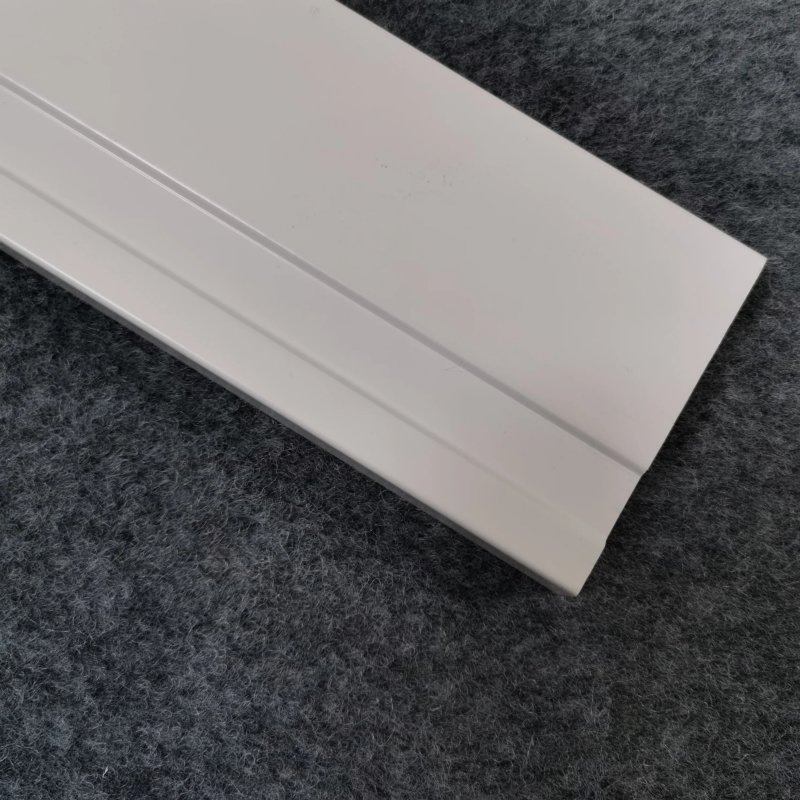 Interior Decor Hot Selling High Quality White Modern Board Plastic Skirting/Skirting Baseboard PS Skirting