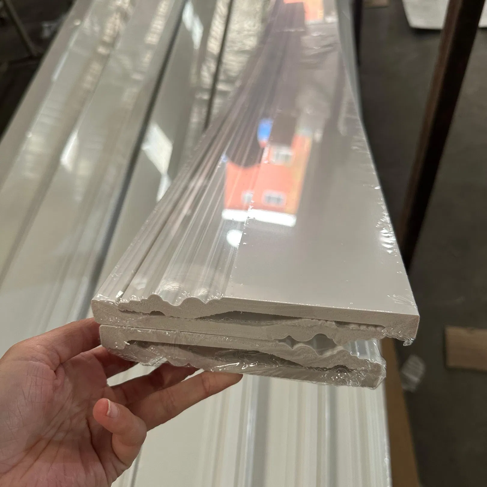 Decorative PS Wall Skirting Moulding for Home Decor Eco Friendly