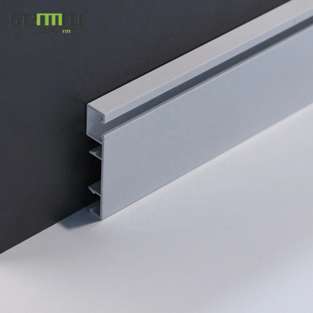 LED Profiles Aluminum Home Decorative Flooring Accessory Light Baseboard Modern Aluminum Profile Skirting Board