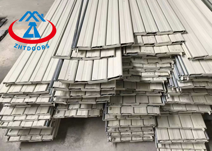 En Certificated Zhtdoors Best Selling Internal Fire Resistence Rolling Rated Garage Door Frame