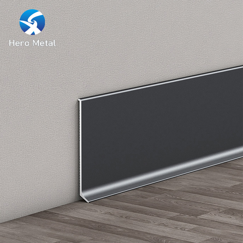 Border Edging Baseboard Trim 2m Rose Gold Waterproof Hero Metal Modern 1mm to 12mm Thick Kindergarten Skirting Board