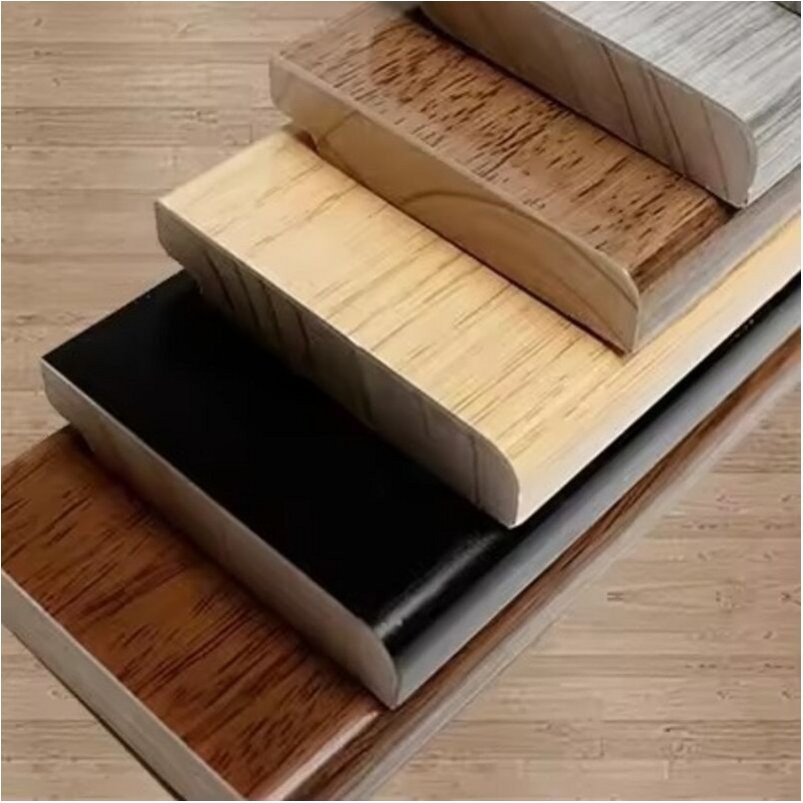 Modern White Primed Waterproof Wooden Baseboard Factory Price